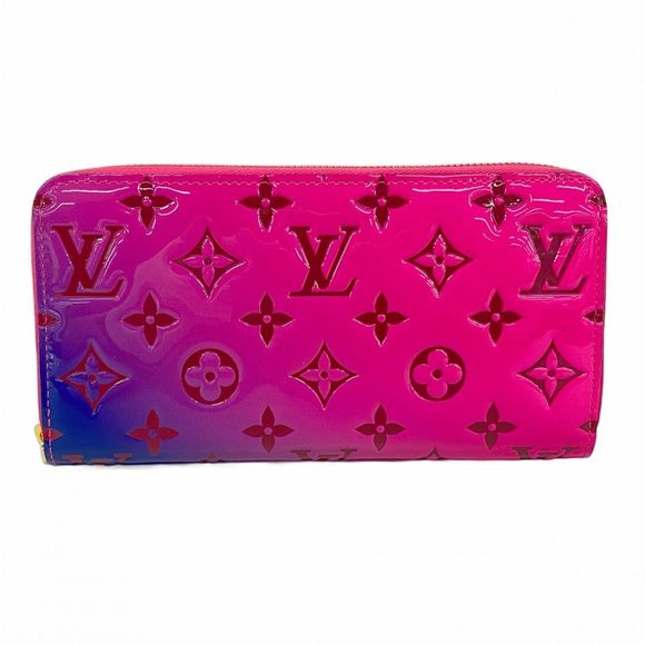 Louis Vuitton Vernis Zippy Wallet M64155 Fuchsia  Women's - Picture 1 of 9